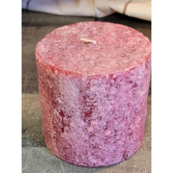 Large glitter‎ red candle Xmas Home Decor figure - Picture 2 of 5